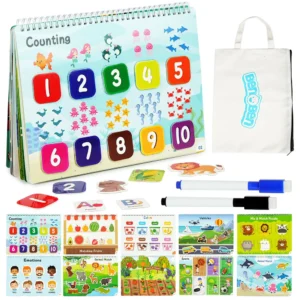 Busy Book for Toddlers, Preschool Learning Activities,