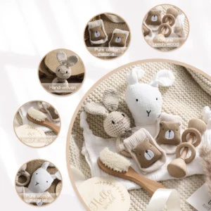 Baby Double Sided Cotton Blanket 7PCS Newborn