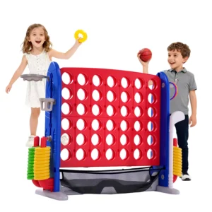 4-in-1 Giant Connect Game Set Adjustable Height